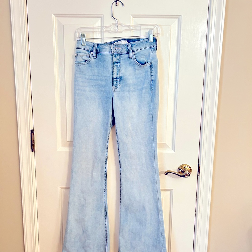 Garage boot leg light wash jeans